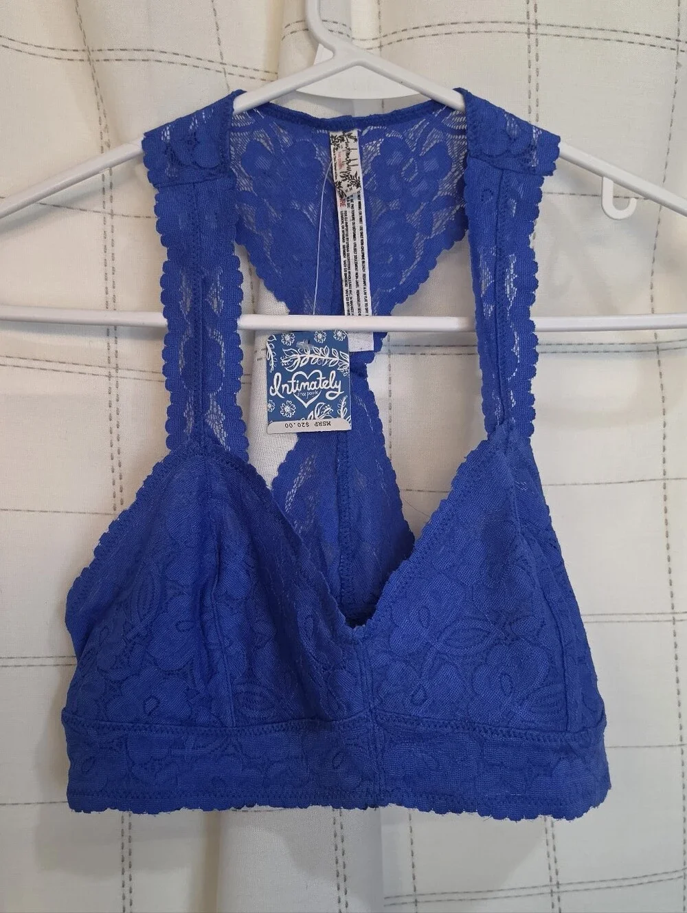 Free People Intimately Galloon Lace Racerback Bralette- M